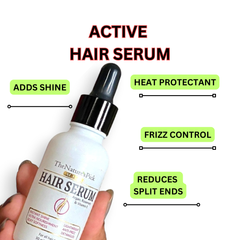 Keratin Sulfate-Free Shampoo + Keratin Hair Mask + Active Hair Serum