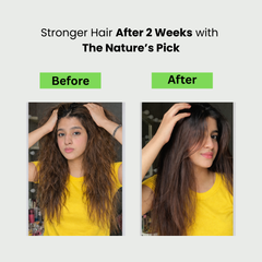 Keratin Sulfate-Free Shampoo + Hair Serum - The Nature's Pick