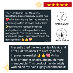 Keratin Sulfate-Free Shampoo + Keratin Hair Mask + Active Hair Serum