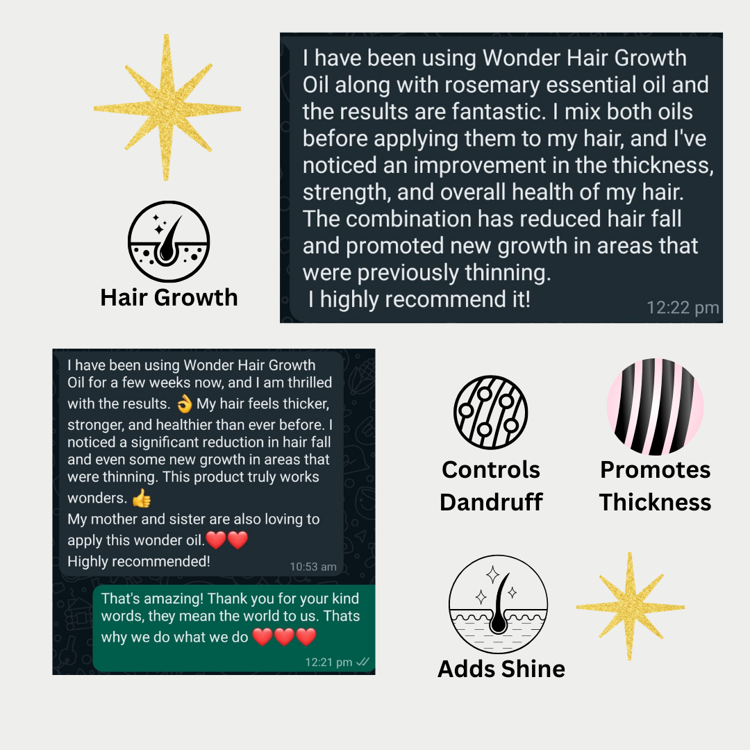 Wonder Hair Growth Oil - The Nature's Pick