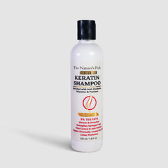 Keratin Sulfate-Free Bundle - Shampoo + Conditioner + Hair Mask + Active Hair Serum - The Nature's Pick