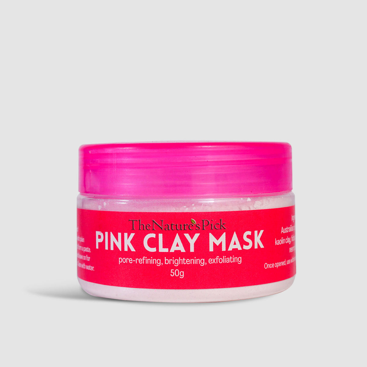 Pink Clay Mask + Rose Water Spray - The Nature's Pick