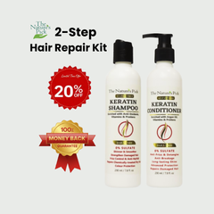 Keratin Sulfate-Free Shampoo + Conditioner - The Nature's Pick