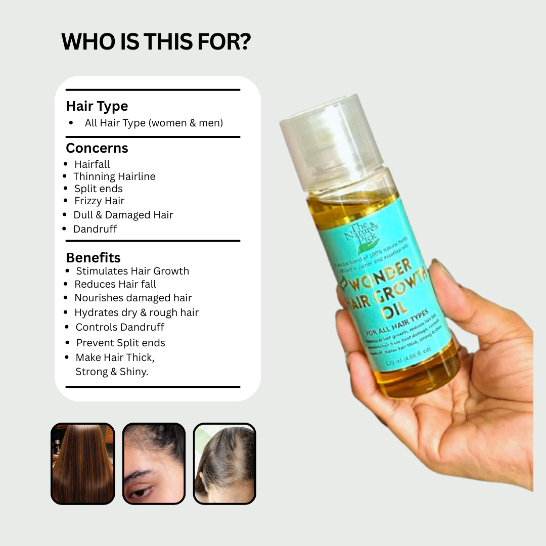 Wonder Hair Growth Oil - The Nature's Pick