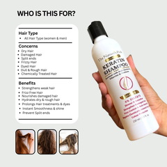 Keratin Sulfate-Free Shampoo - The Nature's Pick